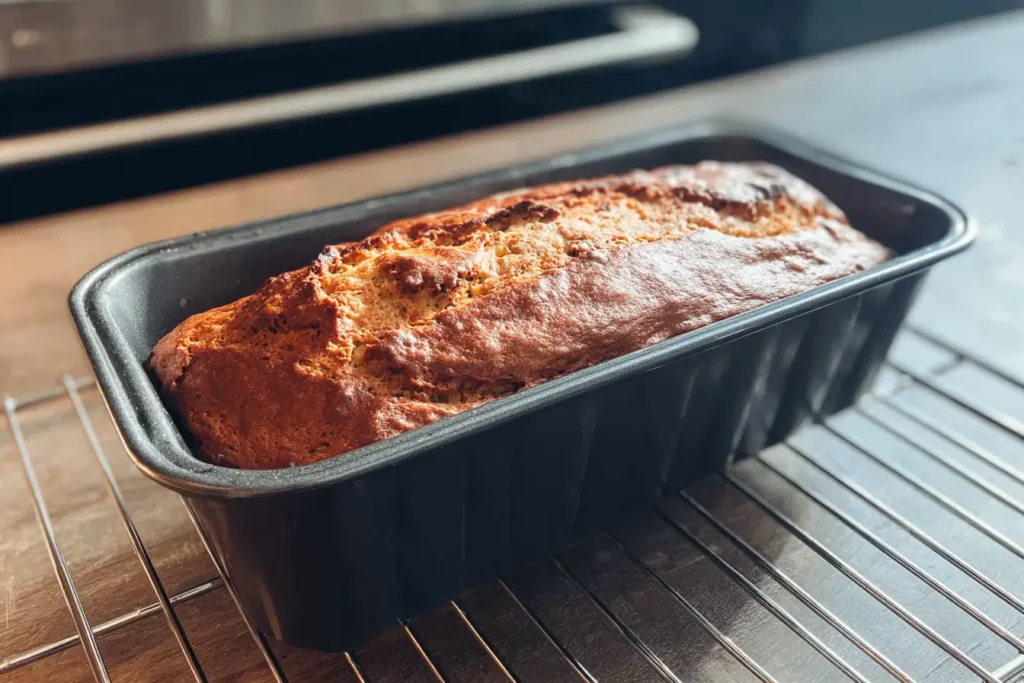 leberkäse fleischkäse im backofen frisch gebacken goldbraune kruste