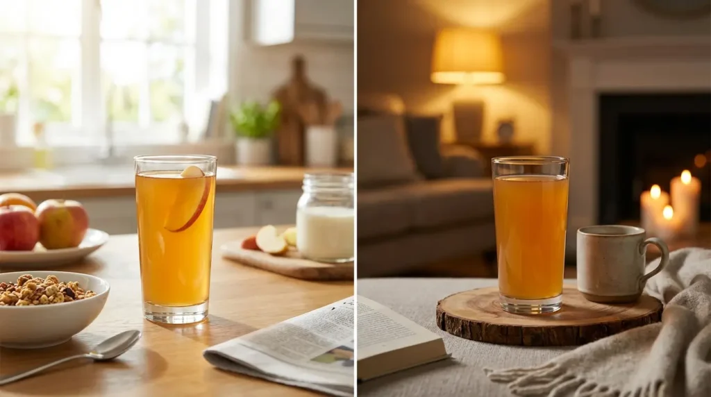 Apfelessig morgens oder abends trinken – Vergleich