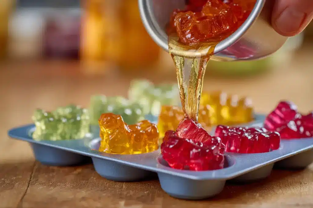 Selbstgemachte Gummibärchen zum Abnehmen – zuckerfrei, bunt und gesund