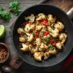 Hensslers schnelle Asia-Blumenkohlpfanne mit Chili und Sojasauce