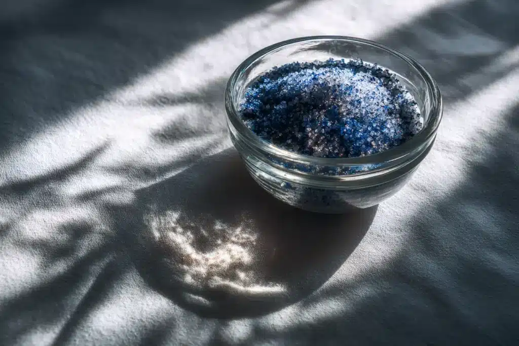 Abbaugebiet für blaues Salz in der iranischen Provinz Semnan