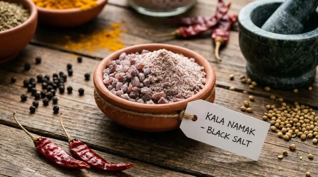 Kala Namak Schwarzsalz für veganen Ei Geschmack
