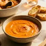 Sauce Rouille klassisch mit Safran und Knoblauch zu Bouillabaisse