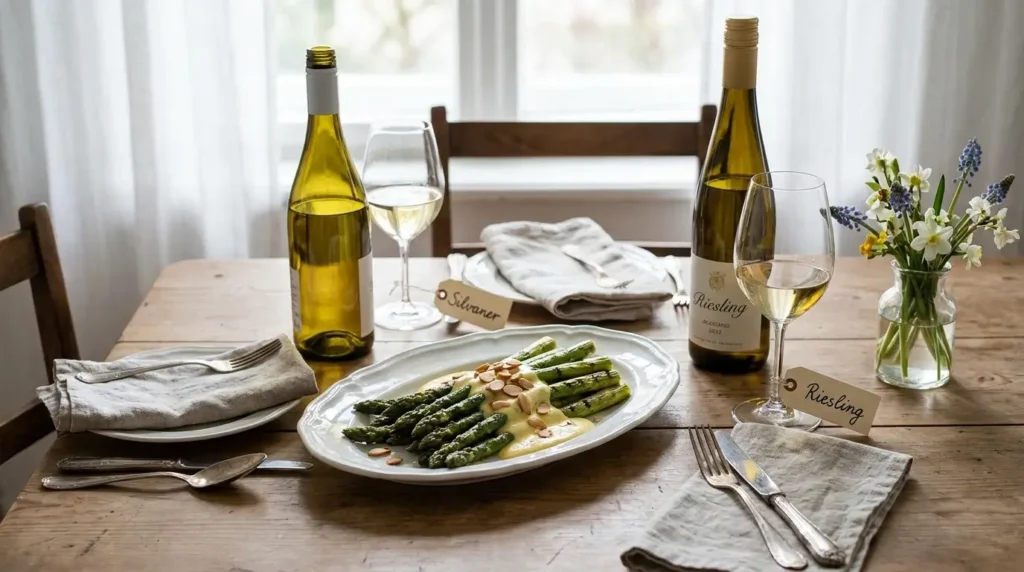 Wein zu Spargel mit Hollandaise Weißwein Empfehlung