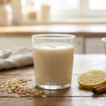oatzempic drink made with oats lemon and cinnamon for weight loss