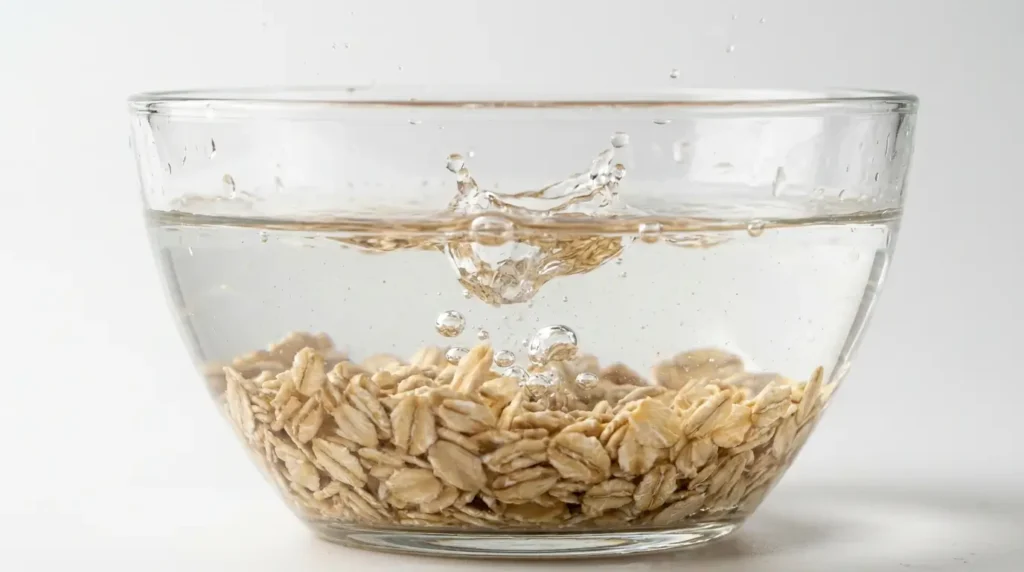 Wasser aktiviert Phytase Enzym in Haferflocken biochemische Reaktion