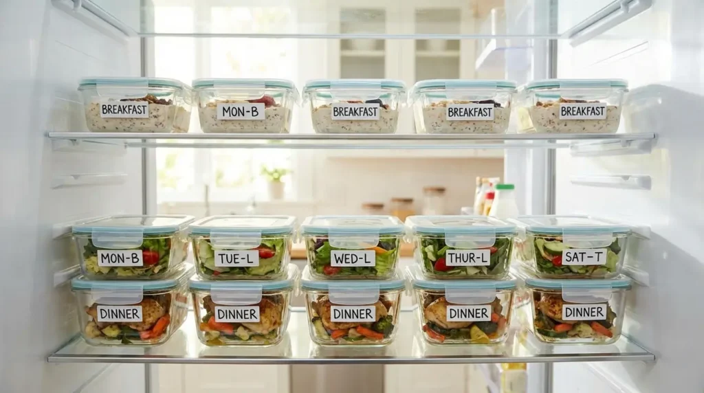 weekly meal prep plan for weight loss 7 day healthy meals