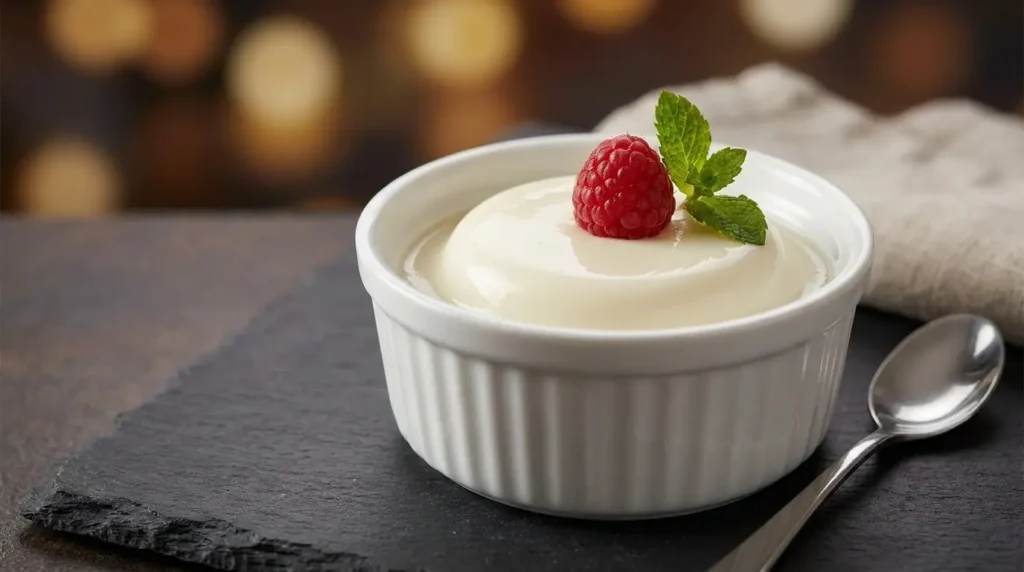 Cremige Panna Cotta als klassisches Gelatine-Dessert