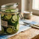 Schüttelgurken im Schraubglas mit Dill und Zwiebeln nach originalem DDR Rezept