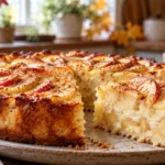 High Protein Apfelkuchen mit Skyr und Äpfeln