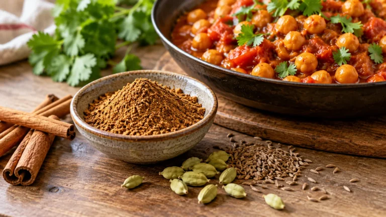 Verschiedene Gerichte, die sich mit Garam Masala würzen lassen